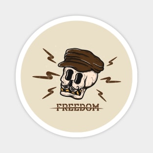 Freedom (black) Magnet